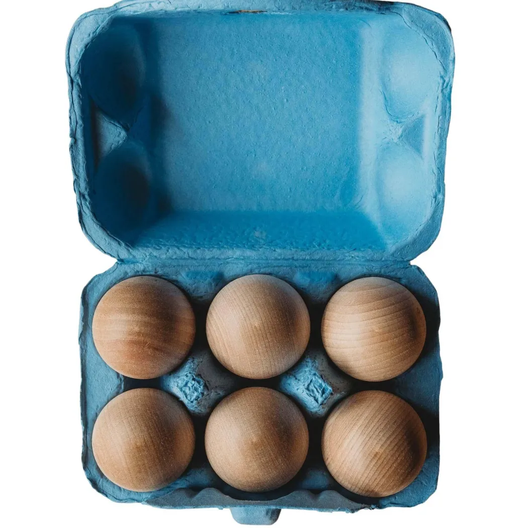 Bella Luna Wooden Toy Eggs, 6 Pack