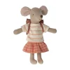 Big Sister Tricycle Mouse - Coral