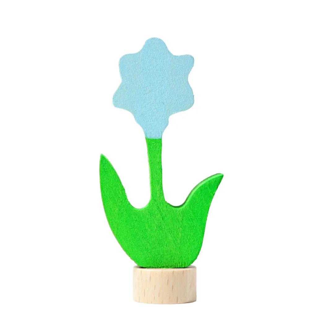 Birthday Ring Decoration - Blue Flower