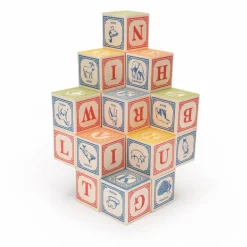 Classic Wooden Alphabet Blocks