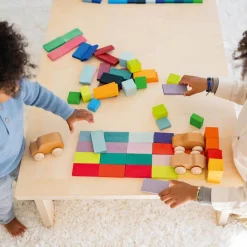 Color Chart Rally Wooden Blocks Set