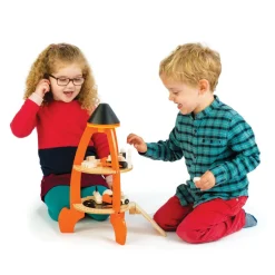 Cosmic Wooden Rocket Play Set