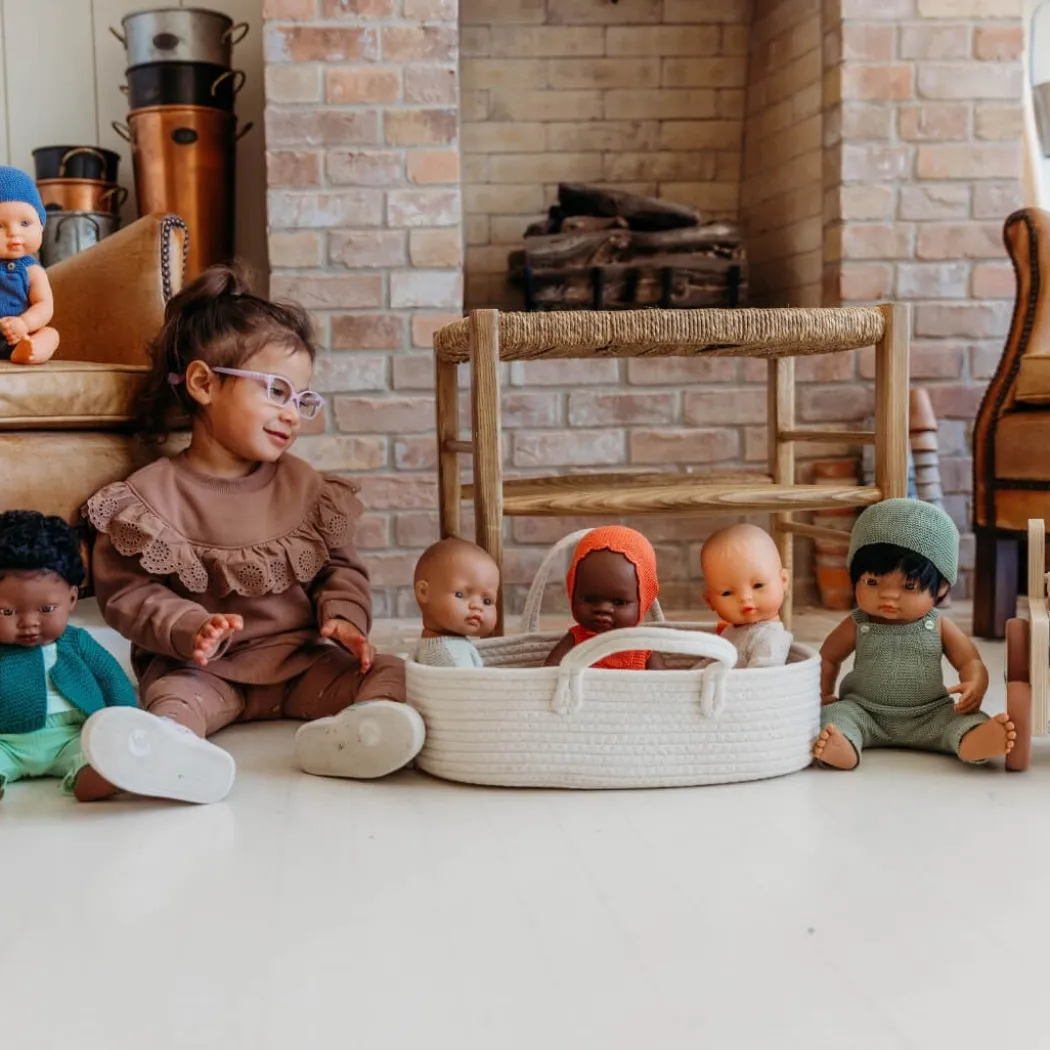 Cotton Doll Basket Carrier