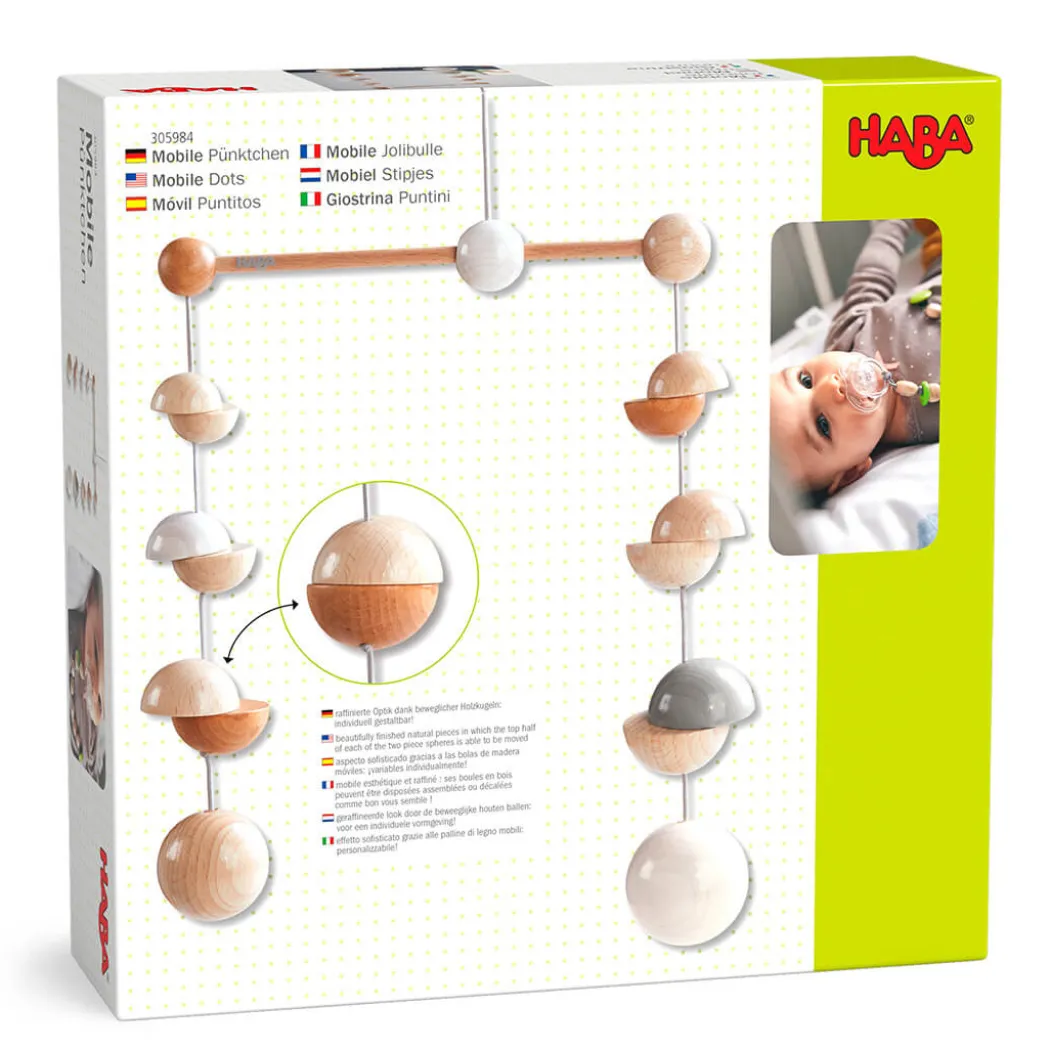 Dots Wooden Nursery Mobile
