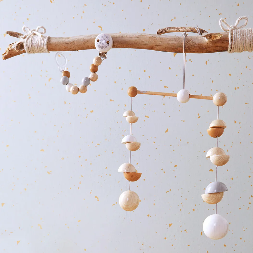 Dots Wooden Nursery Mobile