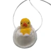 Duckling in an Egg Necklace