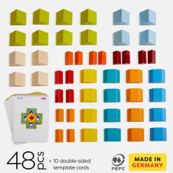 3D Wooden Mosaic Arranging Game