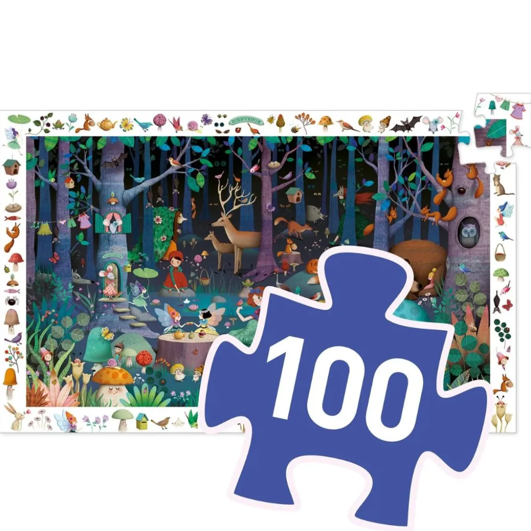 Enchanted Forest Observation Jigsaw Puzzle - 100 Piece