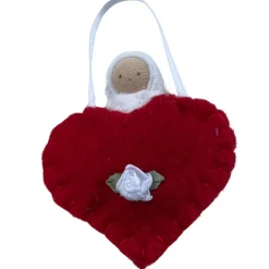 Felt Heart Pocket Baby
