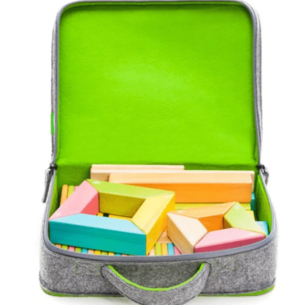 Felt Travel Tote for Tegu Blocks
