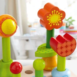 Flower Garden Wooden Sorting and Stacking Game