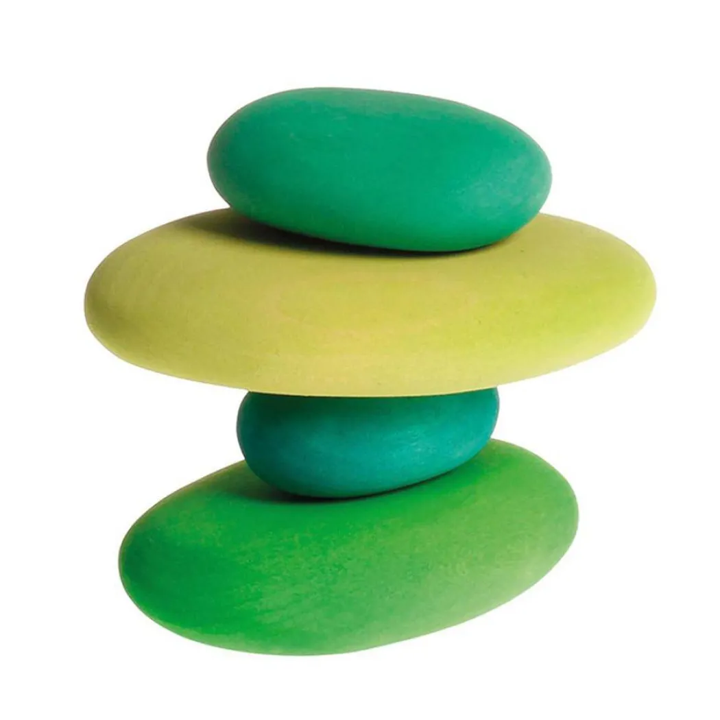 Grimm's River Pebbles - Wooden Blocks Building Set