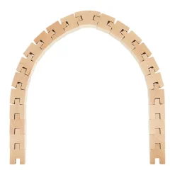 Interlocking Wooden Blocks Construction Set