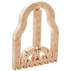 Interlocking Wooden Blocks Construction Set