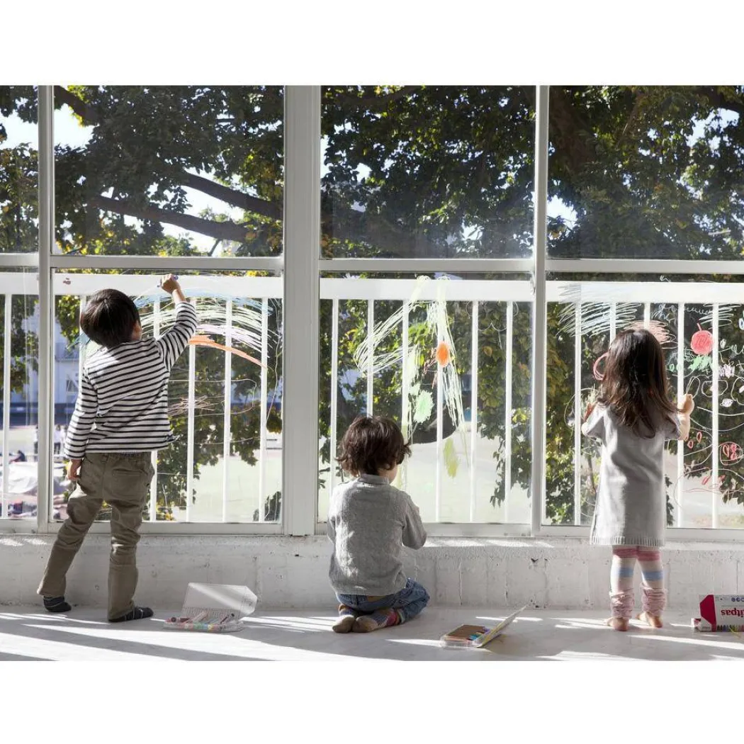 Kitpas Large Window Art Crayons - 12 Colors