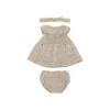 Knit Doll Outfit - 12" Dress & Headband