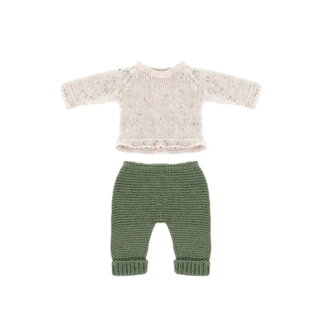Knit Doll Sweater and Pant Set - 12"
