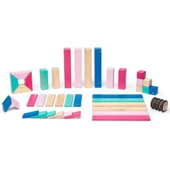 Magnetic Wooden Blocks - 42 Piece Set Blossom