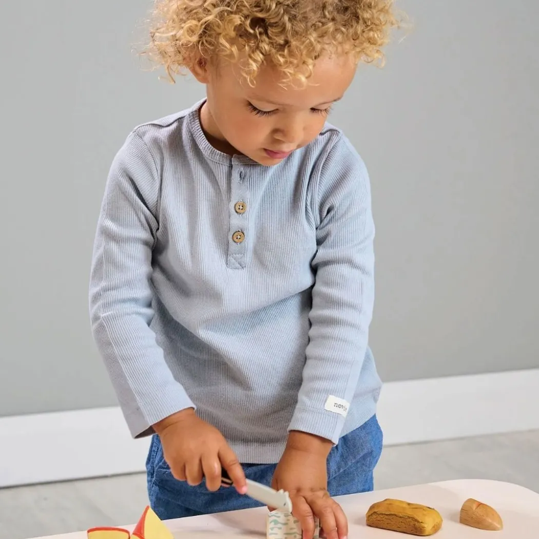 Mouse-shaped Wooden Cheese Board Play Set