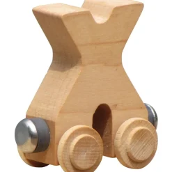 Natural Wooden Name Train Letters