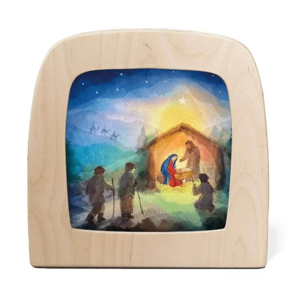 Night Light Transparency - Manger Scene