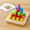 Rainbow Risers Wooden Stacking Game