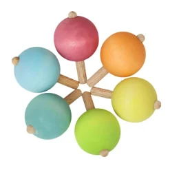 Rainbow Spinning Tops - Set of 6