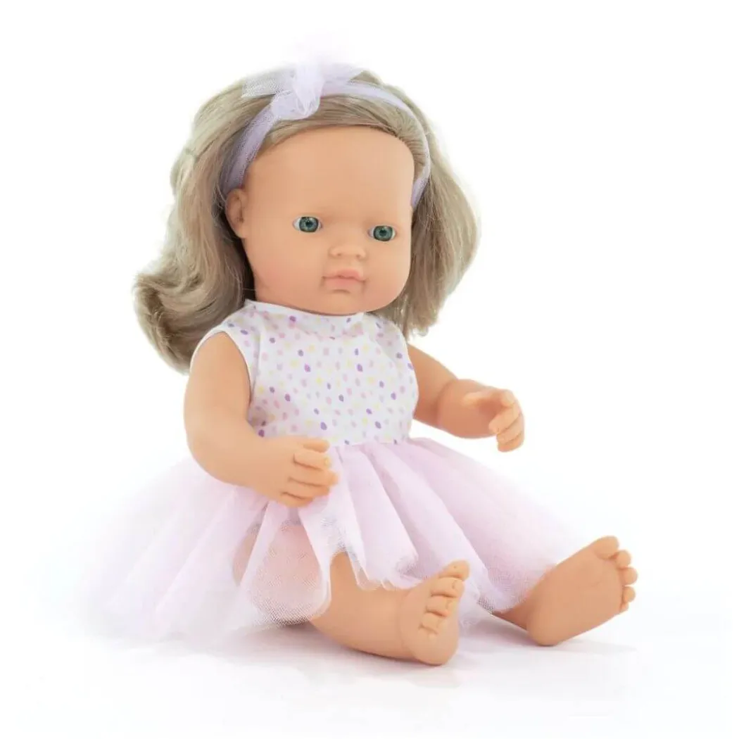 Realistic Montessori Doll - White Girl with Blonde Hair