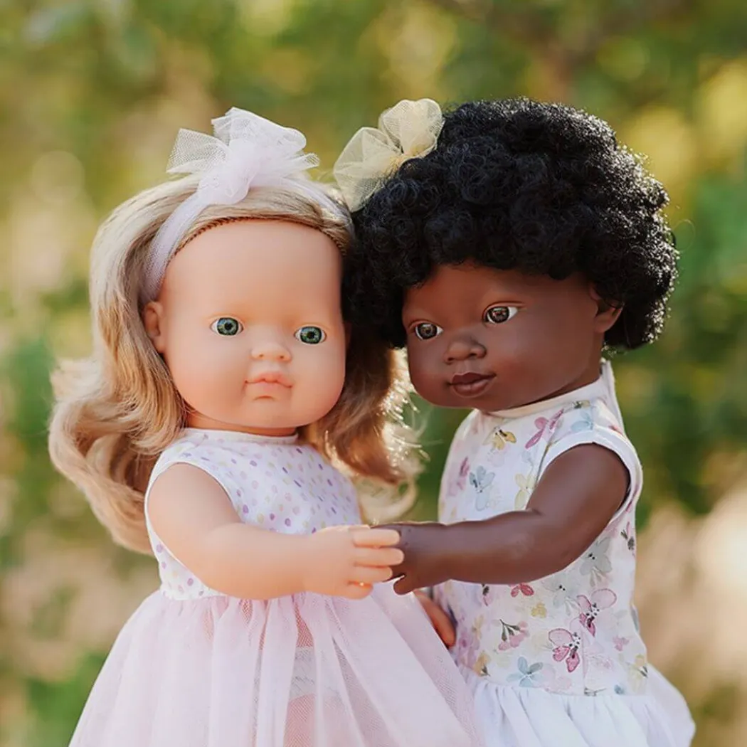 Realistic Montessori Doll - White Girl with Blonde Hair