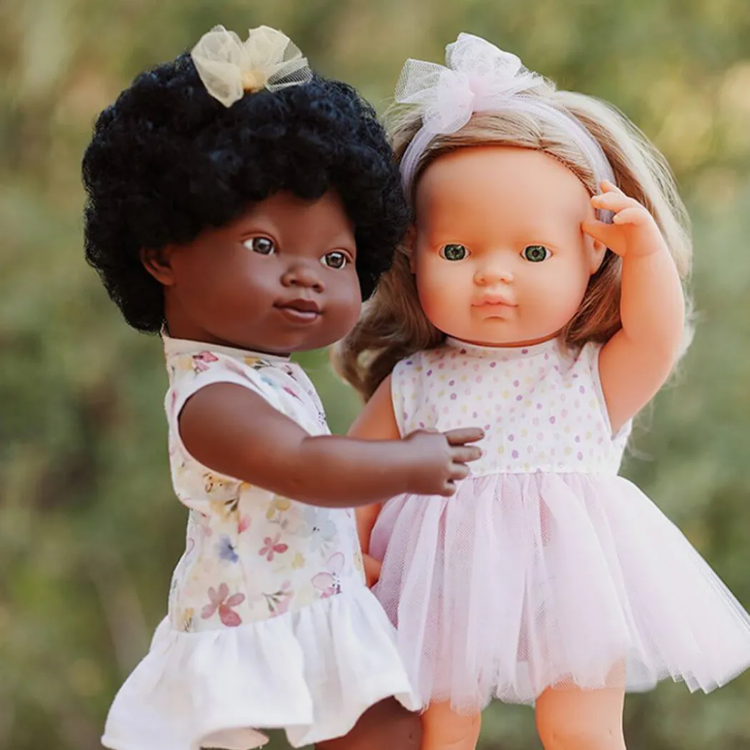 Realistic Montessori Doll - White Girl with Blonde Hair