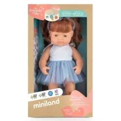 Realistic Montessori Doll - White Girl with Red Hair