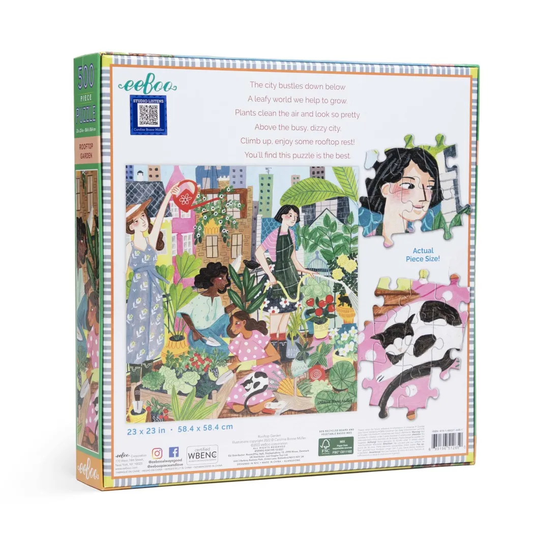 Rooftop Garden 500 Piece Jigsaw Puzzle