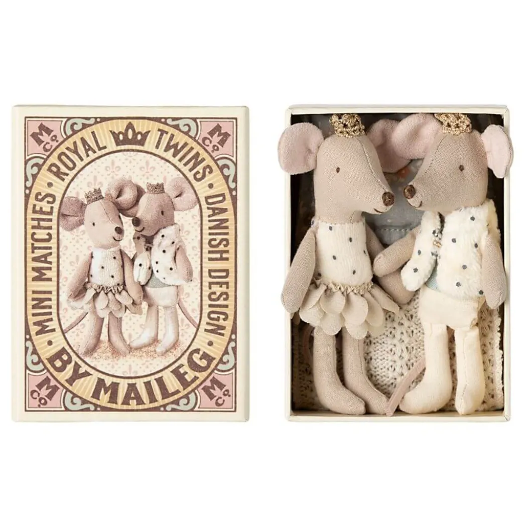Royal Twin Mice in a Matchbox