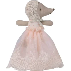 Sleepy-Wakey Baby Mouse in a Gown