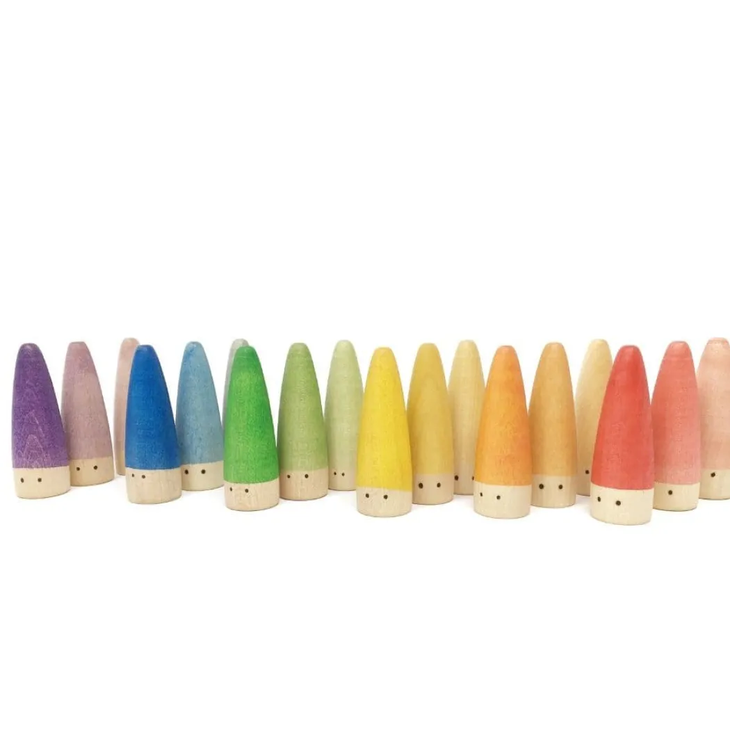 Stick Gnomes - Set of 18 Wooden Toy Figures