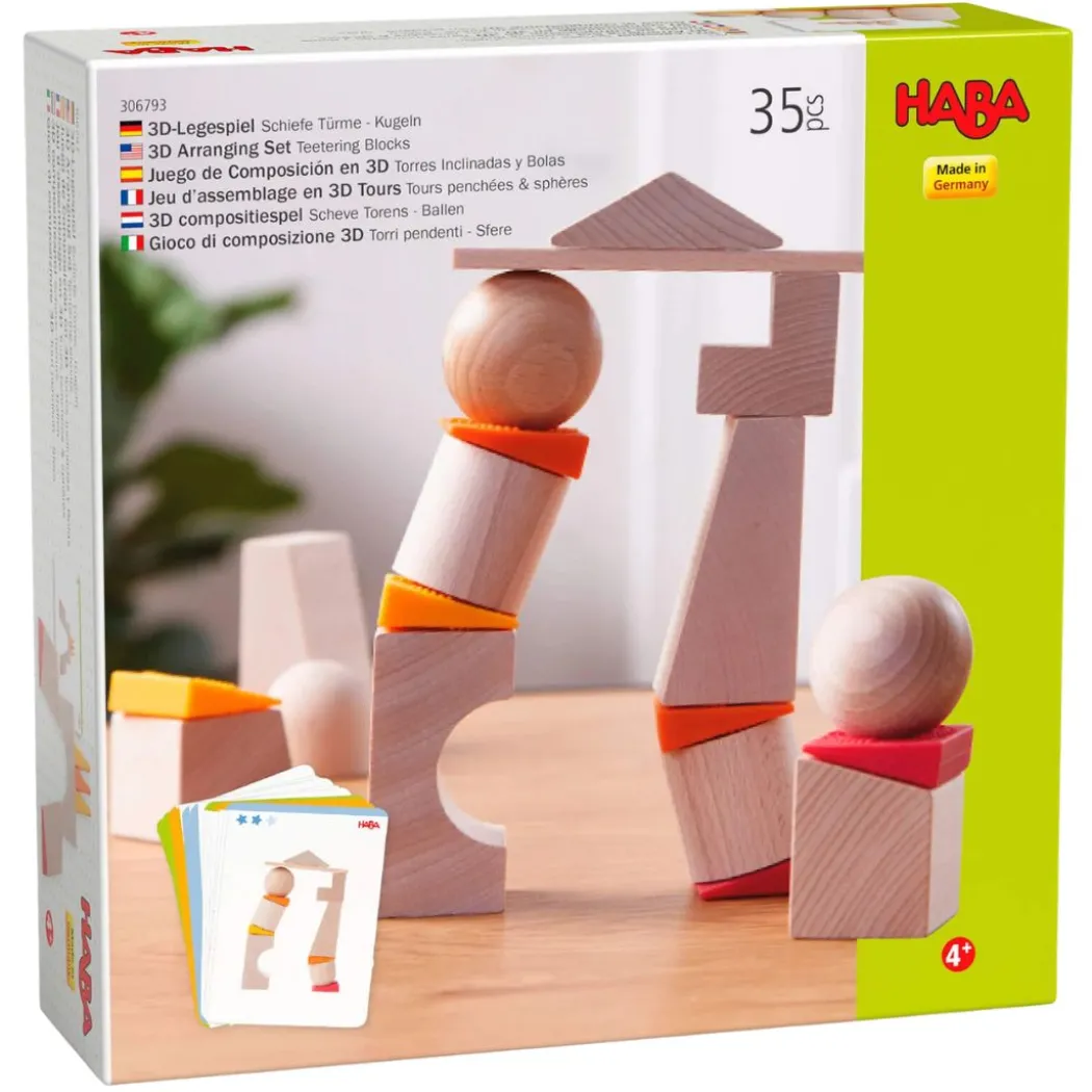 Teetering Towers Wooden Block Set