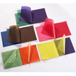 Transparent Window Scenes Book with Window Star Paper Set