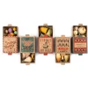 Twinkle Mist Wooden Ornament Set