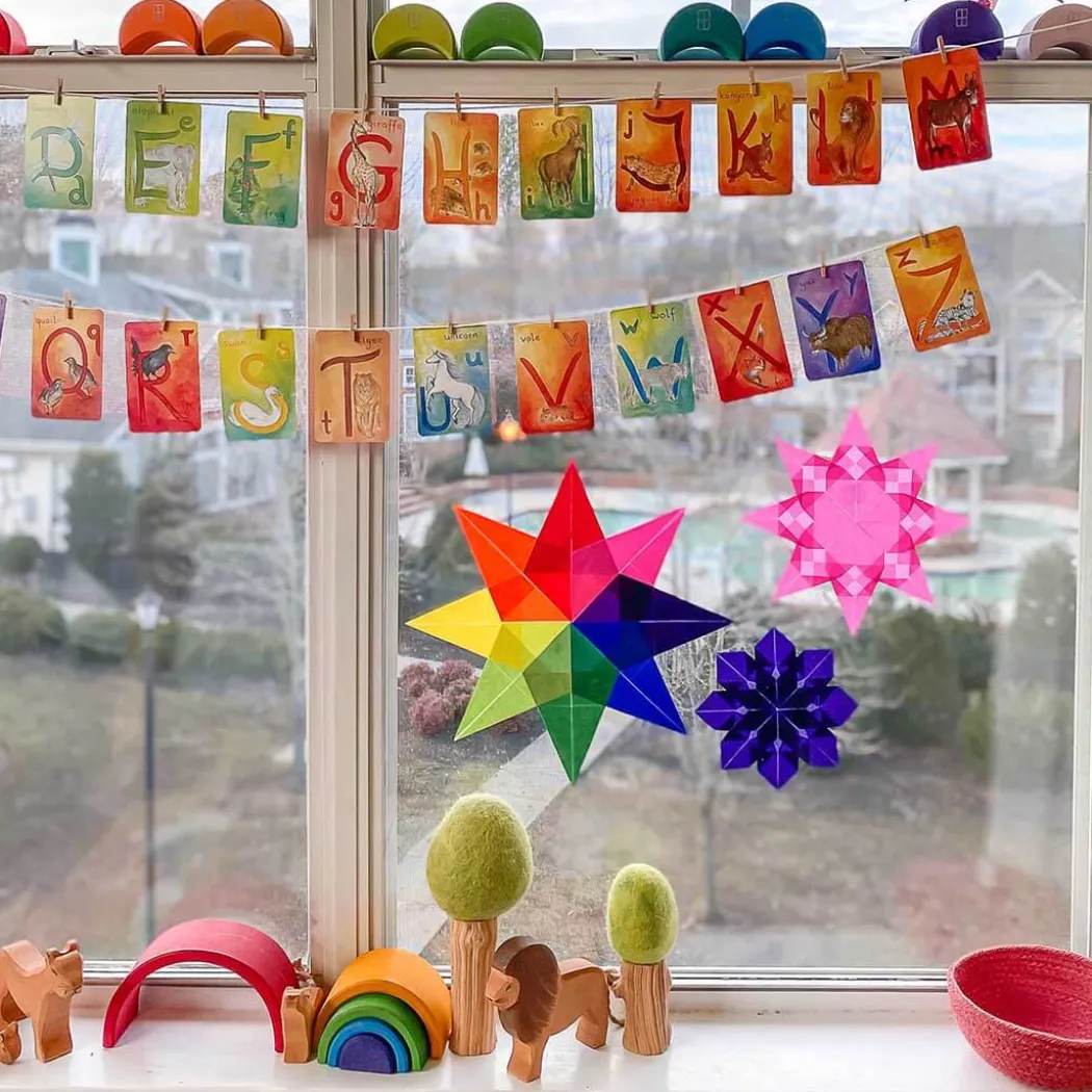 Waldorf Window Stars Paper