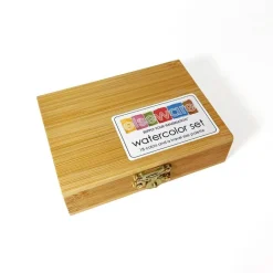 Watercolor Set in a Bamboo Box