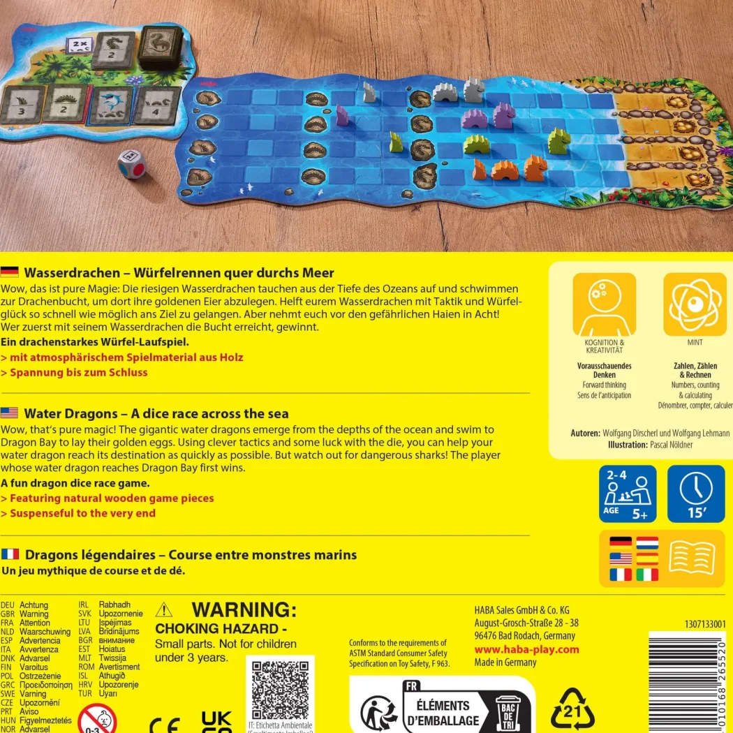 Water Dragons Dice Racing Game