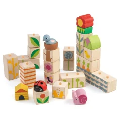 Wooden Garden Blocks Set