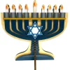 Wooden Toy Menorah