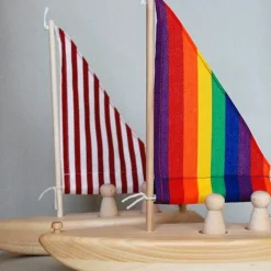 Wooden Toy Sailboat
