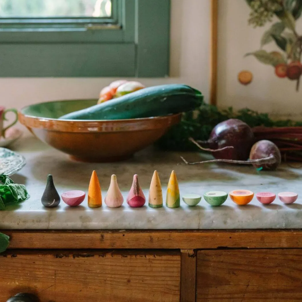 Wooden Veggies Play Set